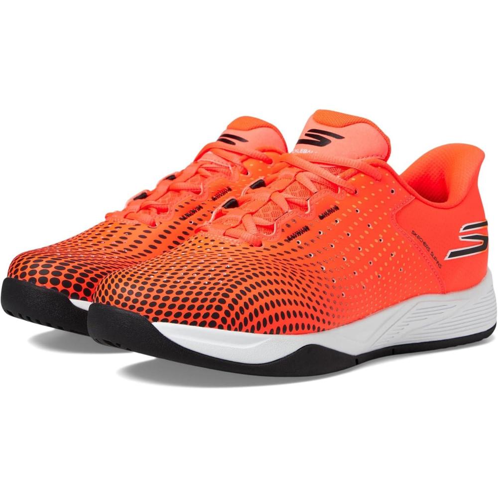 imageSkechers Mens Viper Court ReloadCoralMulti