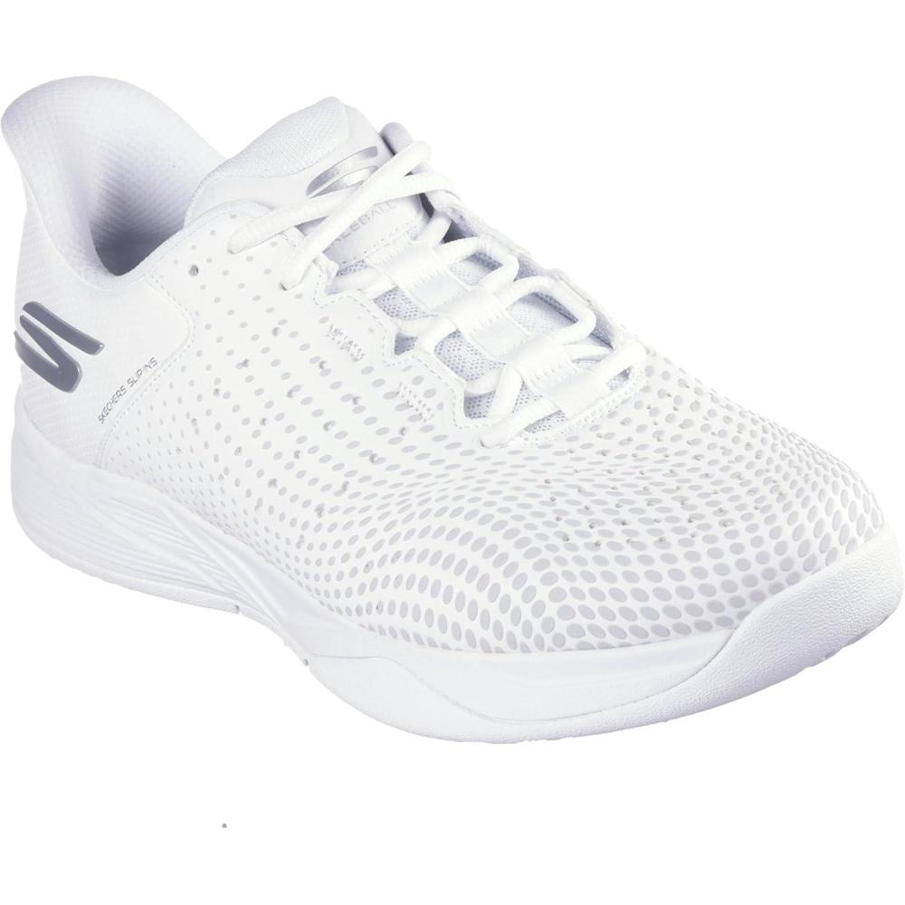 imageSkechers Mens Viper Court ReloadWhite Textile Trim