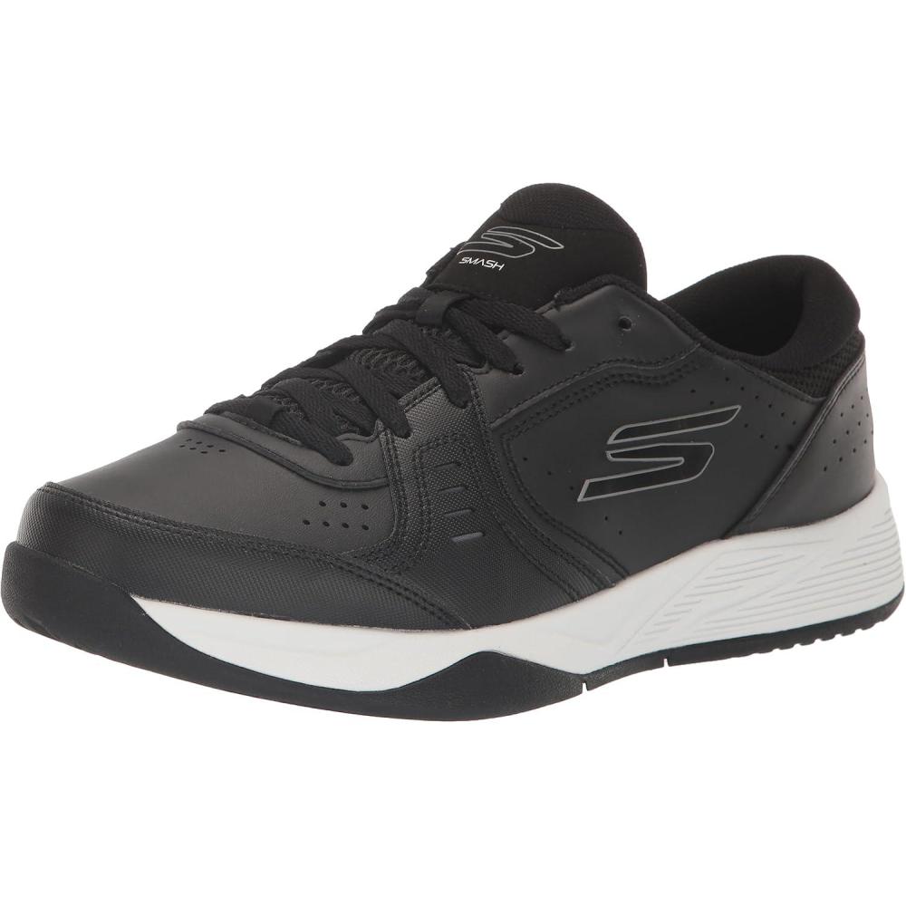 imageSkechers Mens Viper Court Smash PickleballBlackWhite