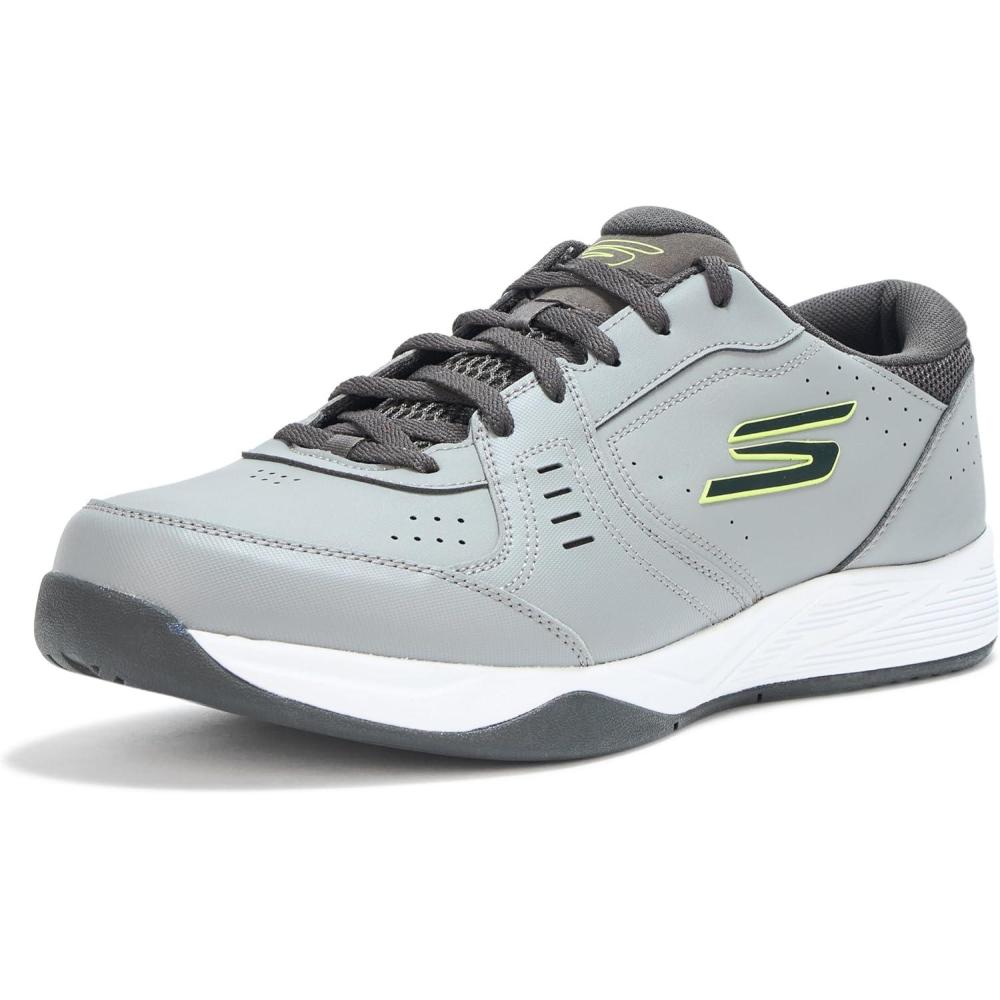 imageSkechers Mens Viper Court Smash PickleballGrayLime