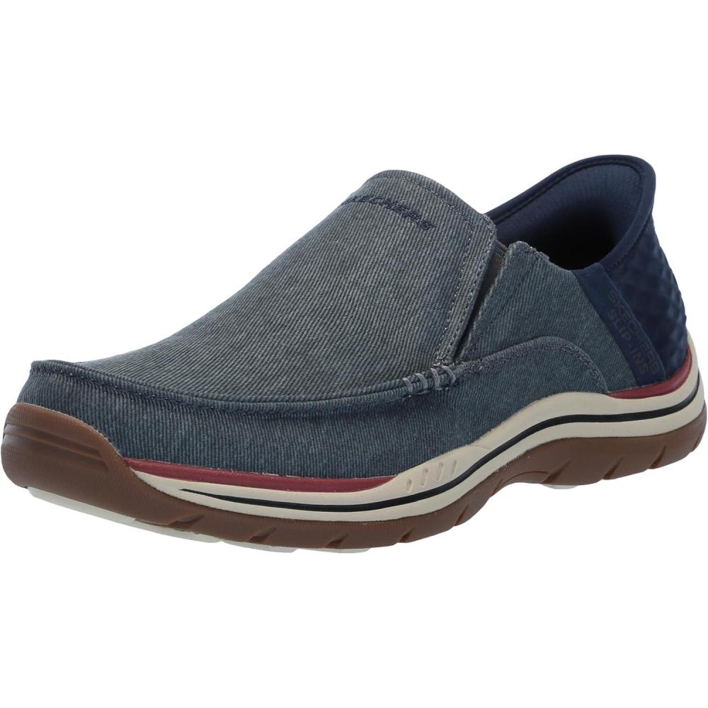 imageSkechers USA Mens Mens 205167MoccasinBlue