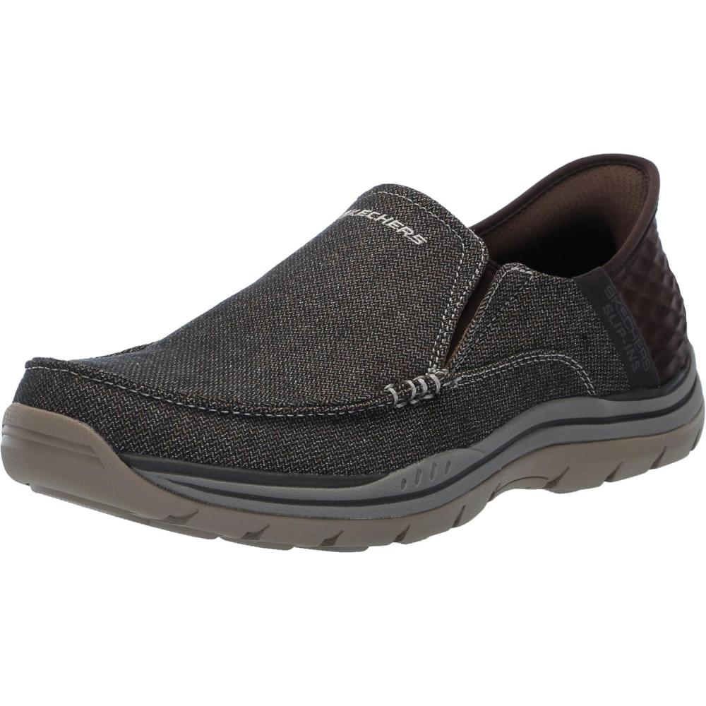imageSkechers USA Mens Mens 205167MoccasinDkbr