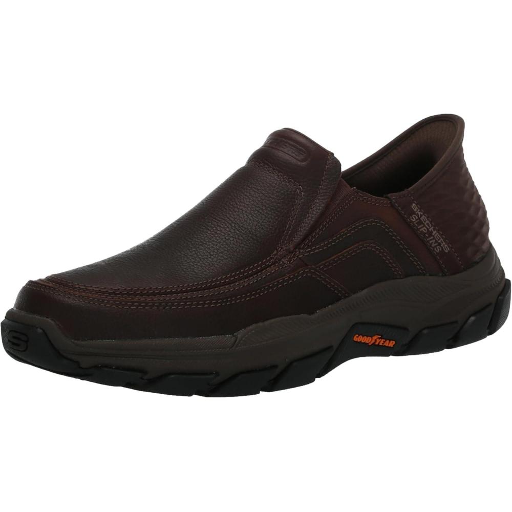 imageSkechers USA Mens Mens Respected Elgin 204810Rdbr RedBrown
