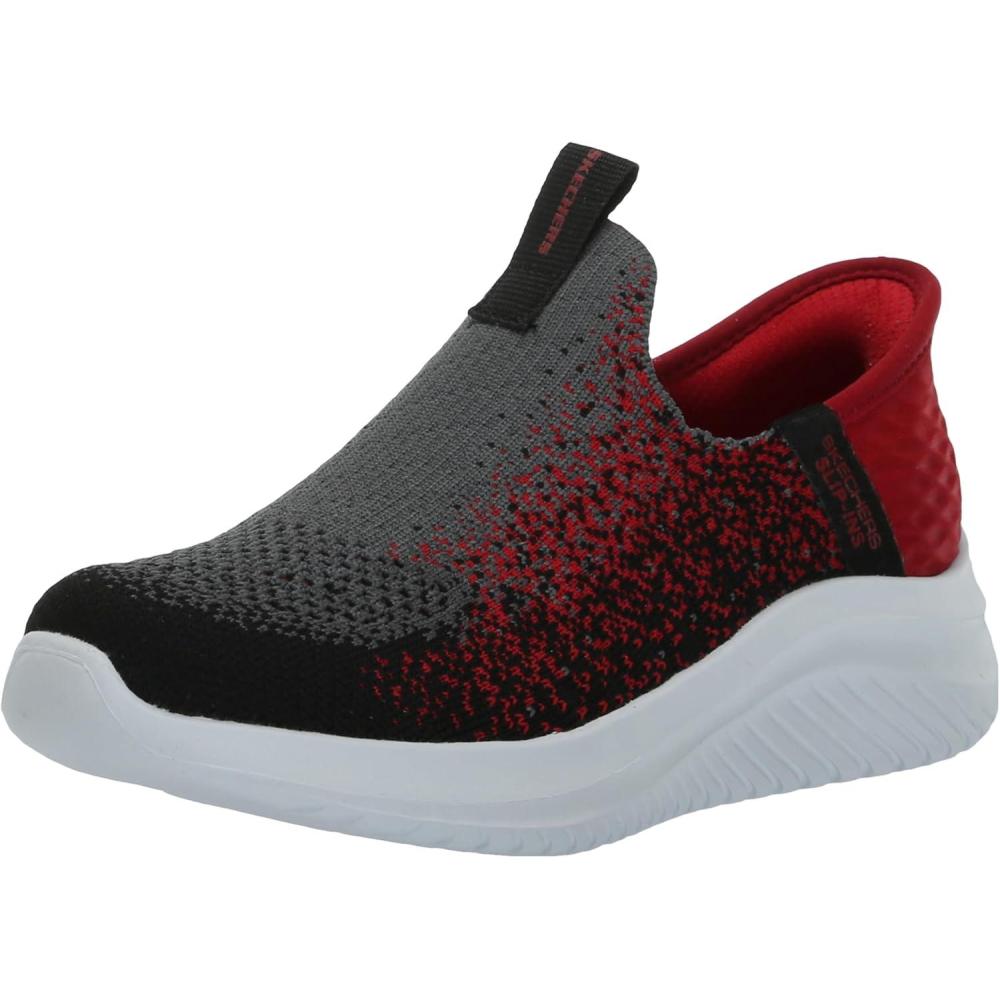 imageSkechers UnisexChild Microstrides  Recess RulesCharcoalRed