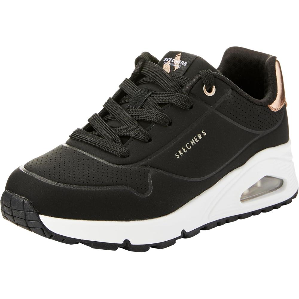 imageSkechers UnisexChild Uno Gen1 Shimmer AwayBlack