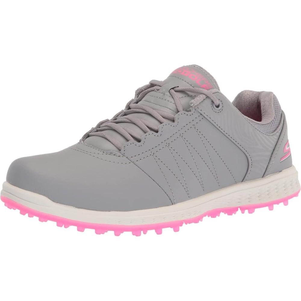 imageSkechers Womens Go Golf Pivot Spikeless Golf ShoeGrayPink