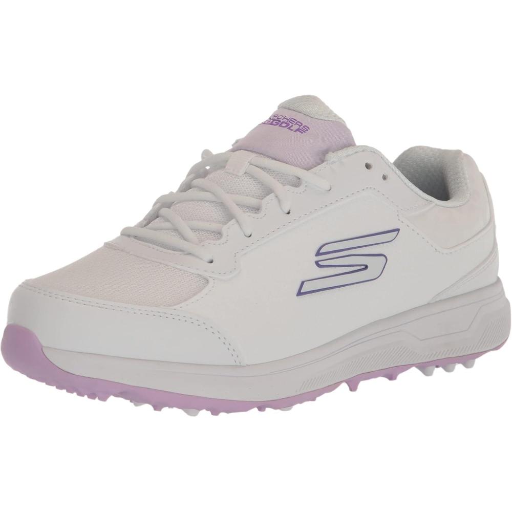 imageSkechers Womens Go Max Arch Fit Spikeless Golf Shoe SneakerWhiteLavender