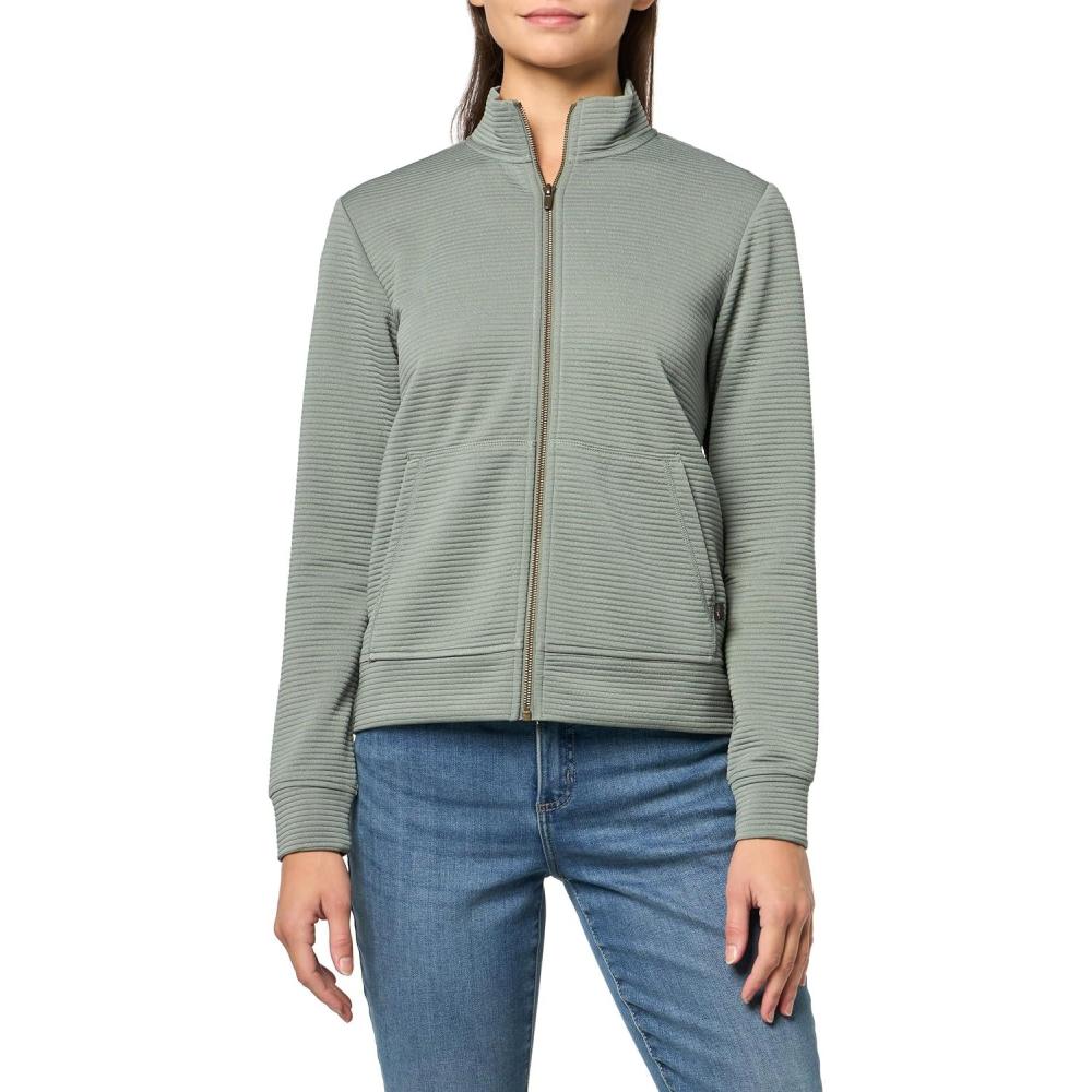 imageSkechers Womens Go Walk Hoodless Hoodie JacketAgave Green