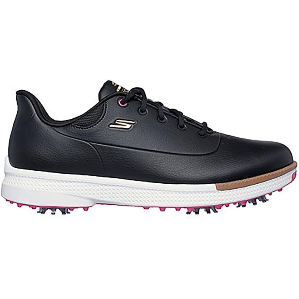 imageSkechers Womens Jasmine Waterproof Golf Shoe SneakerBlack Pink