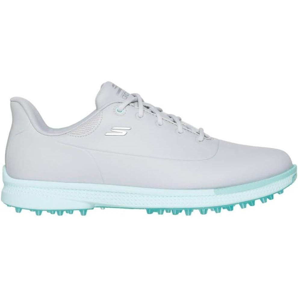 imageSkechers Womens Jasmine Waterproof Golf Shoe SneakerGrayMint Spikeless