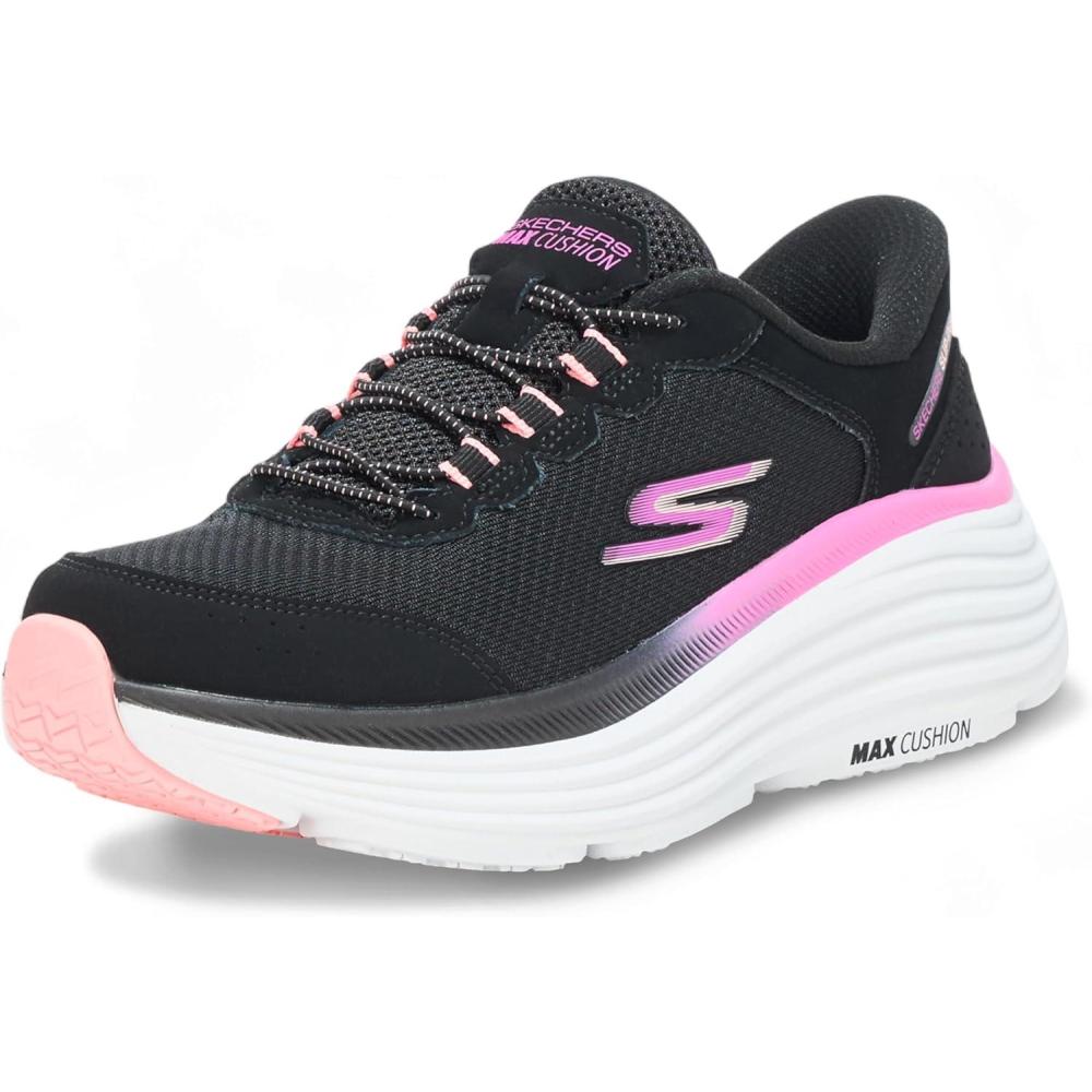 imageSkechers Womens Max Cushioning Endeavour Cardova Hands Free SlipinsBlackPink