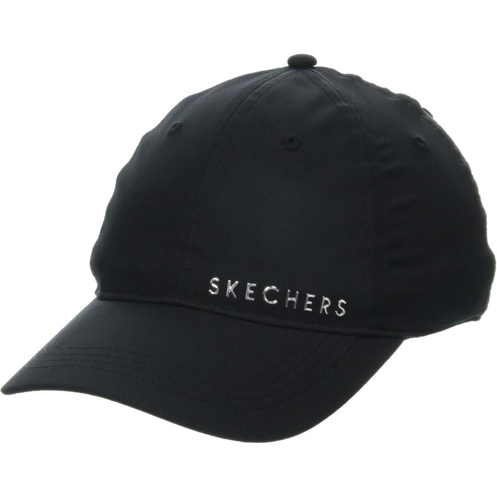 imageSkechers Womens SkechShine Foil Baseball HatBold Black