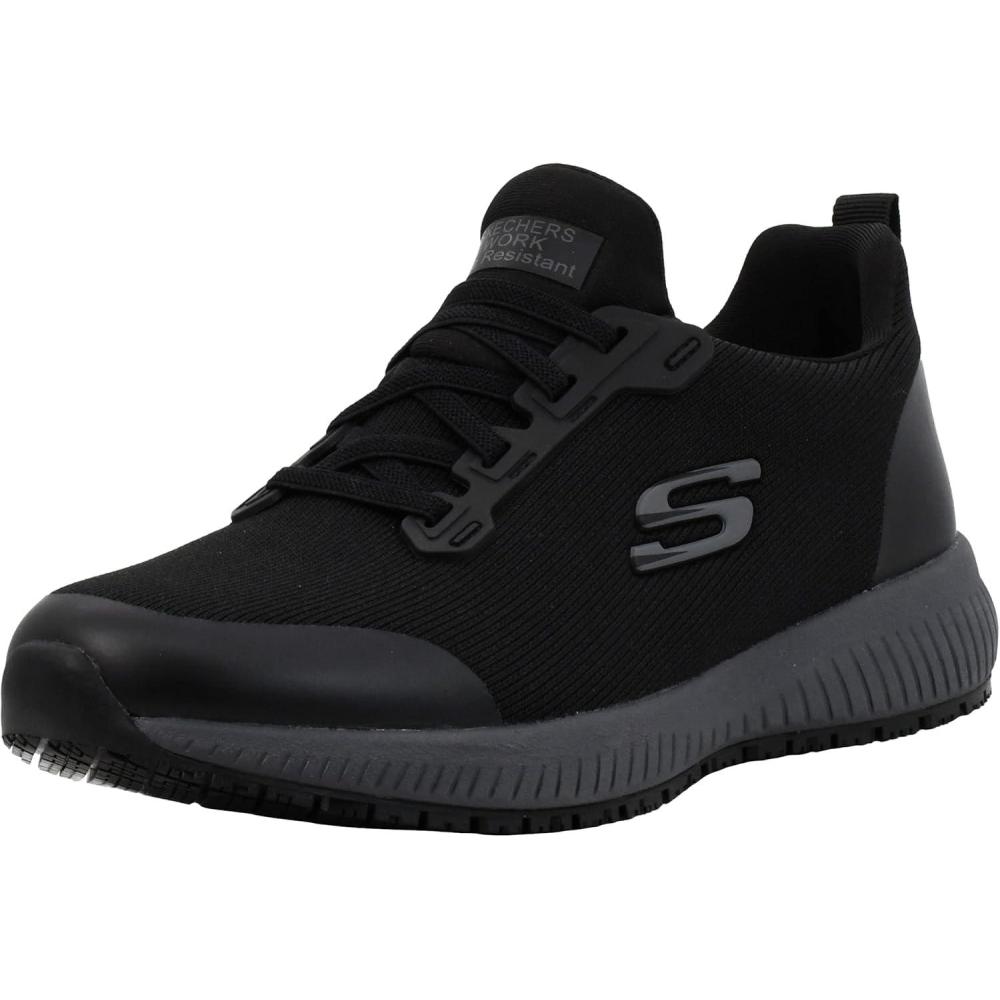 imageSkechers Womens Squad Sr Food Service ShoeBlackCharcoal