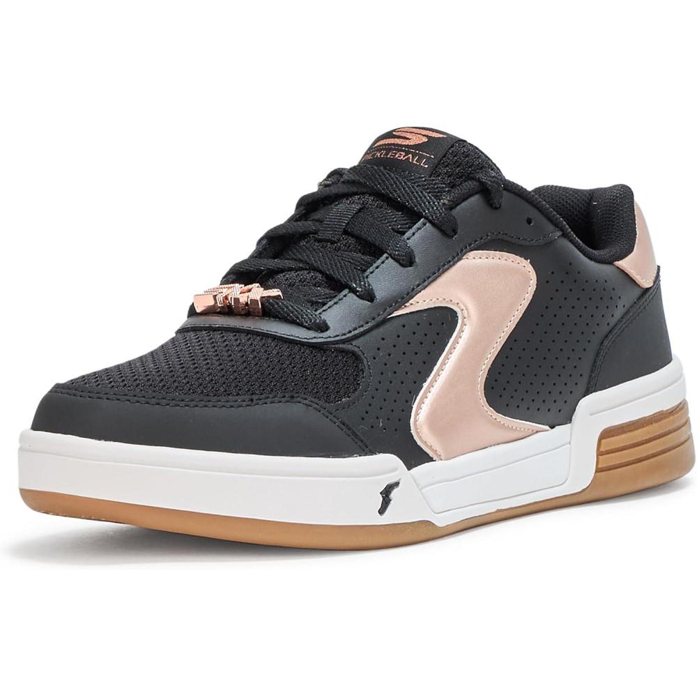 imageSkechers Womens Viper Court ClassicBlackRose Gold