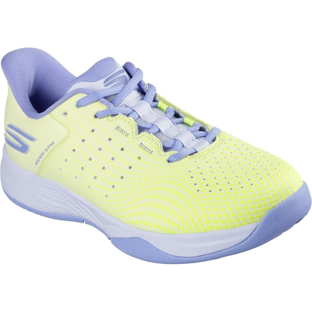 imageSkechers Womens Viper Court Reload Hands Free SlipIns SneakerLime