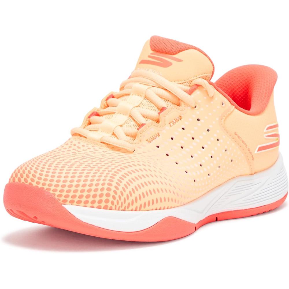 imageSkechers Womens Viper Court Reload Hands Free SlipIns SneakerPeach
