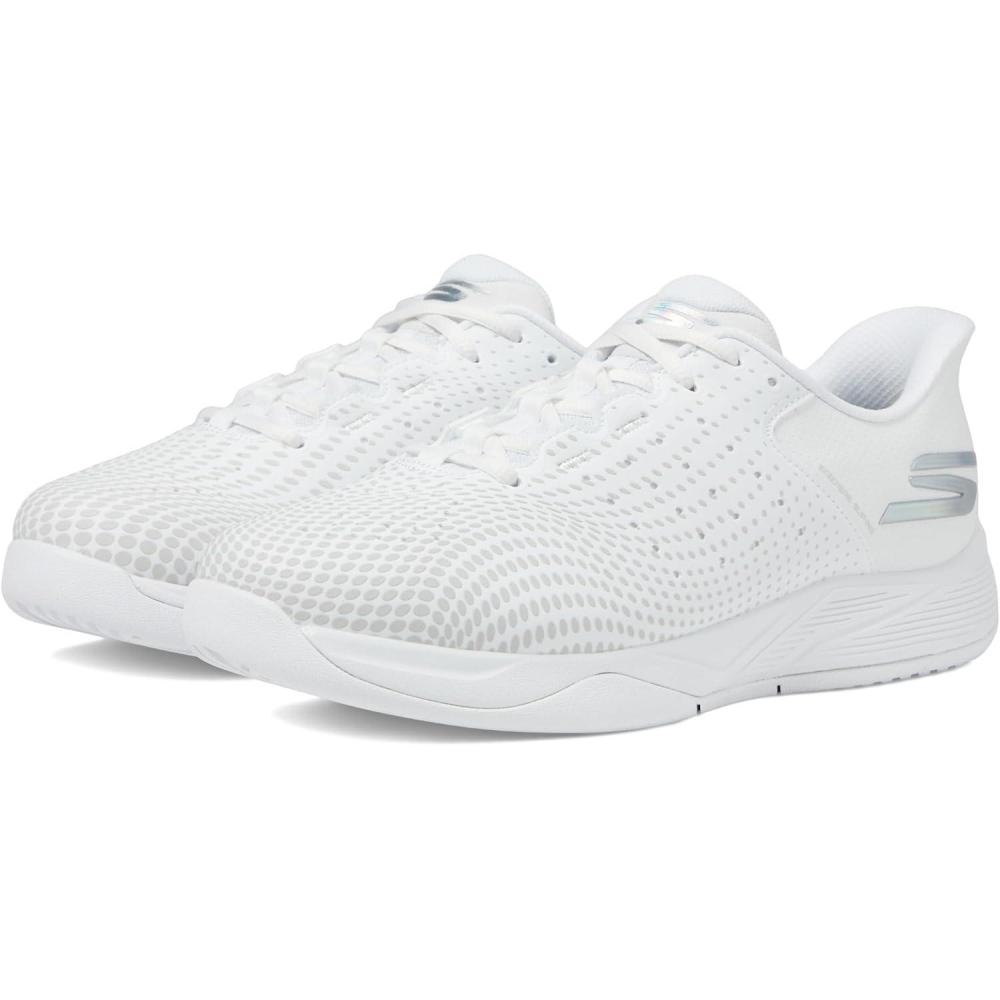 imageSkechers Womens Viper Court Reload Hands Free SlipIns SneakerWhite