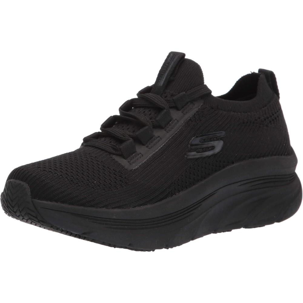imageSkechers Womens Work Relaxed Fit Dlux Walker Sr Ozema Slipon SneakersBlack