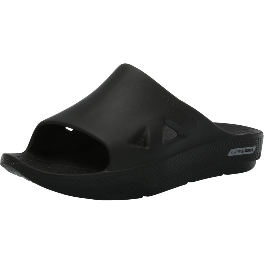 imageSkechers mens Go Recover Refresh Mens Dual Density Arch Fit Slide SandalsBlackBlack