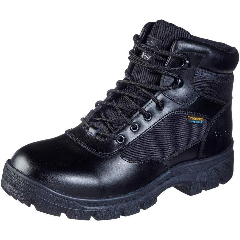 imageSkechers mens New Wascana BenenMilitary and Tactical BootBlack Leather W Textile