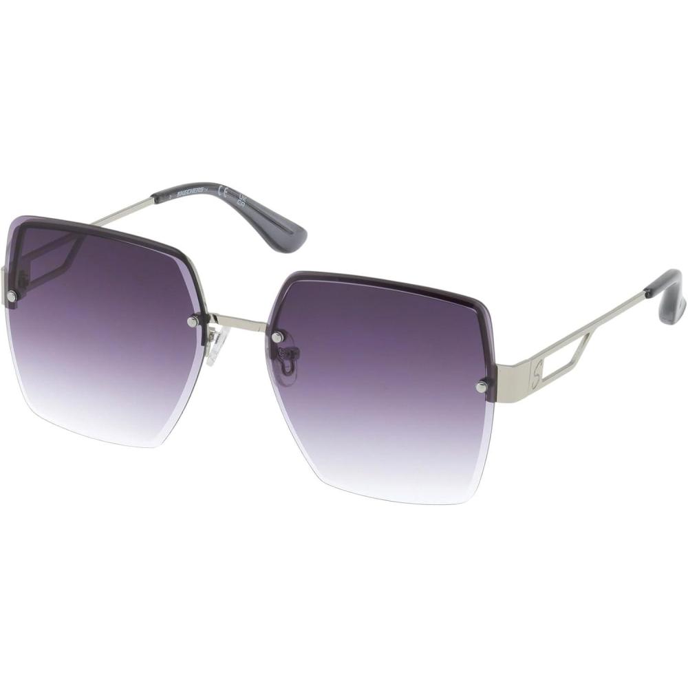 imageSkechers womens Se00049 Rectangular SunglassesLight Nickeltin