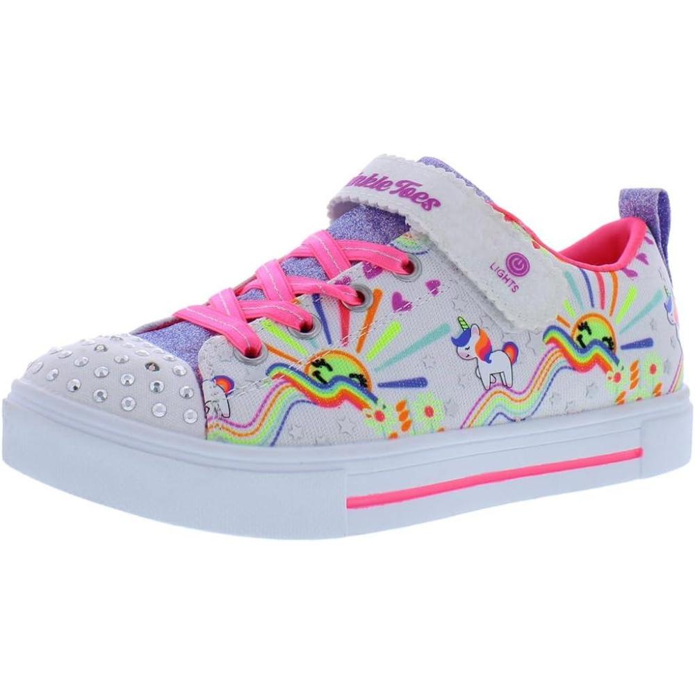 imageSkechersWhiteMulticolored