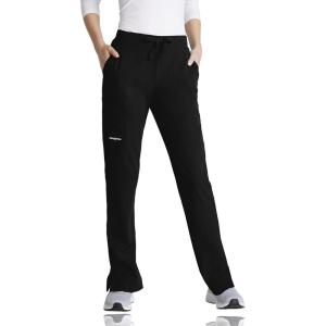 BARCO Skechers Vitality Charge Scrub Pant for Women – Mid-Rise Medical Pant, 4-Way Stretch Women’s Scrub Pant(Black)