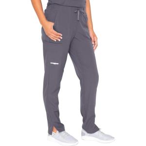 BARCO Skechers Vitality Charge Scrub Pant for Women – Mid-Rise Medical Pant, 4-Way Stretch Women’s Scrub Pant(Pewter)