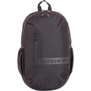 Skechers 365 Athletic Travel Backpack for Women & Men – College Backpack, Multipurpose Back Pack (Black & White)(Black)