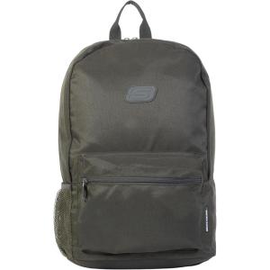 Skechers 365 Essential Travel Backpack for Women & Men, College Backpack, Laptop Bag, Multipurpose Back Pack & Book Bag (Black & White)(Olive)