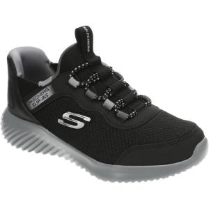Skechers Boys Bounder – Brisk-Burst(Black/Charcoal)