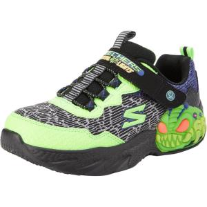 Skechers Boys Creature-Lights(Black/Lime)