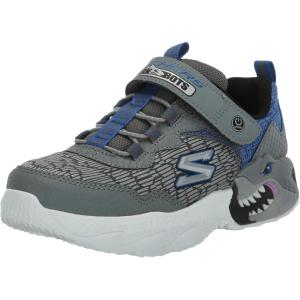 Skechers Boys Creature-Lights(Charcoal/Blue)
