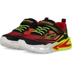 Skechers Boys Flex-Glow Ultra(Black/Red)