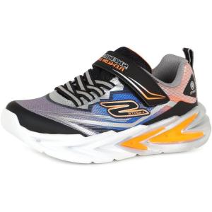 Skechers Boys Flex-Glow Ultra(Black/Silver)