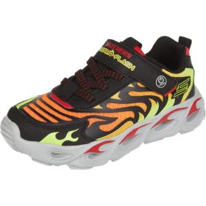 Skechers Boys’ Thermo-Flash Sneaker(Black/Red)