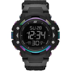 Skechers Digital Sports Watch for Men(Keats Black/Multi)