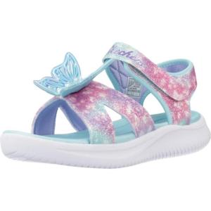 Skechers Girl Jumpsters Sandal Butterfly Brites Plate(Blue)