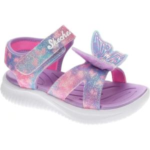 Skechers Girl Jumpsters Sandal Butterfly Brites Plate(Lavender/Multi)