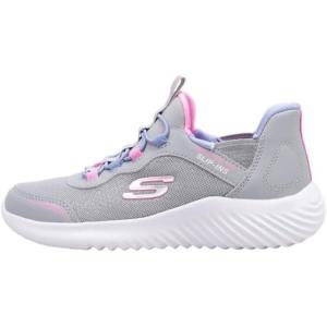Skechers Girls Bounder-Simple Cute(Grey)