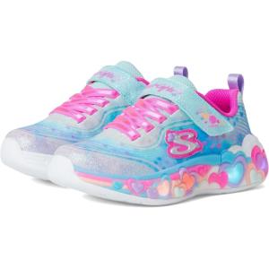 Skechers Girls Eternal Heart Lights(Light Blue/Multi)