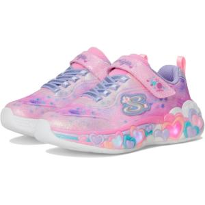 Skechers Girls Eternal Heart Lights(Link Pink/Multi)