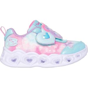 Skechers Girls Heart Lights – Lovin Reflecti(Turquoise/Lavender)