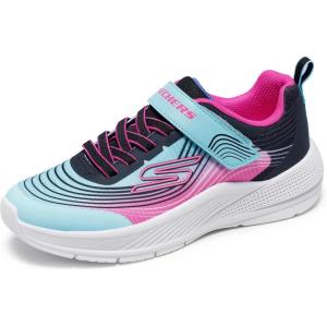 Skechers Girls Microspec Advance(Aqua/Purple)