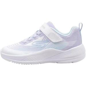 Skechers Girls Microspec Advance(White/Lavender)