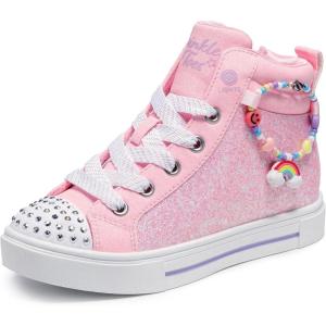 Skechers Girls Twinkle Sparks – Charm Bestie(Pink)