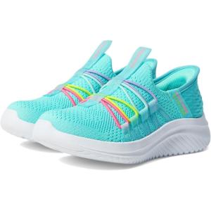 Skechers Girls Ultra Flex 3.0 – Bungee Fun(Aqua/Multi)