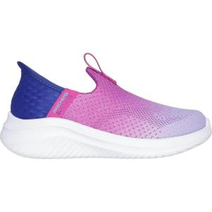 Skechers Girls Ultra Flex 3.0 – Color Boost(Navy/Purple)