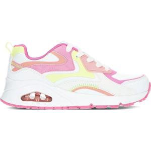 Skechers Girls’ Uno Gen1 – Color Surge(White/Multi)