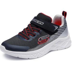 Skechers Kids’ Dynamatic Sneakers(Black/Silver)